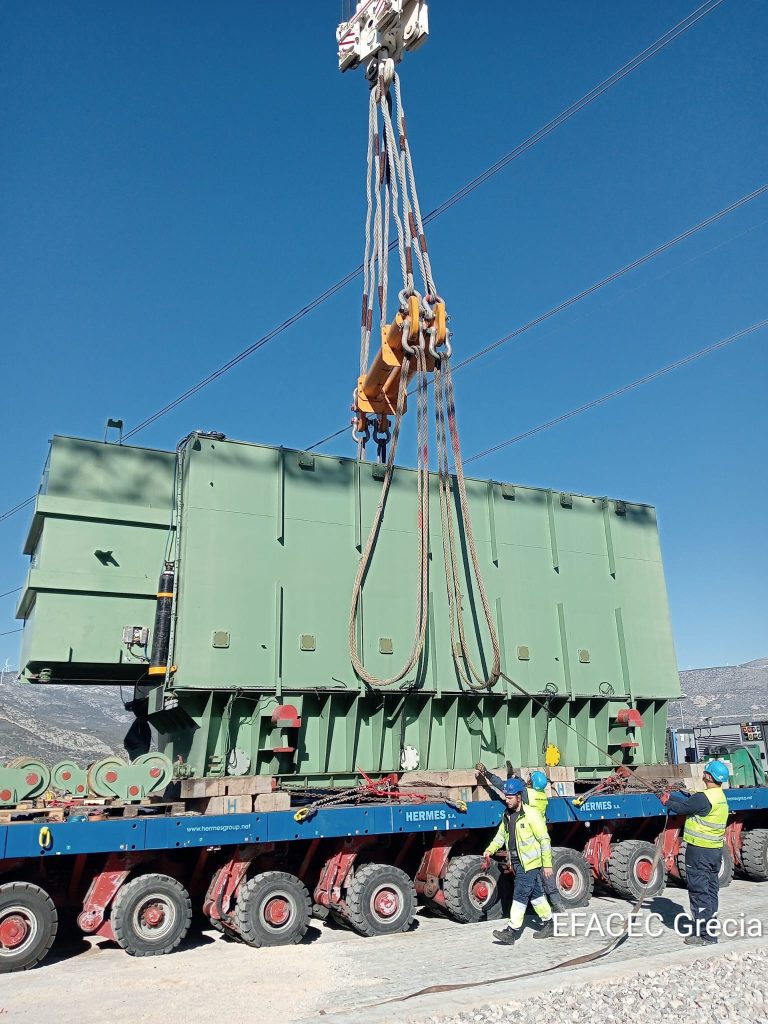 Montagem de Transformador de Potência 340MVA/409kV